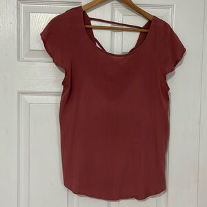 Pink short sleeve summer top
